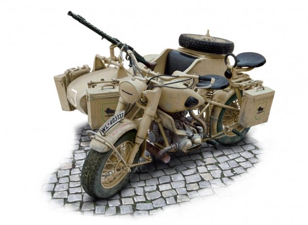 Italeri - Bmw R75 w/Sidecar 1:9