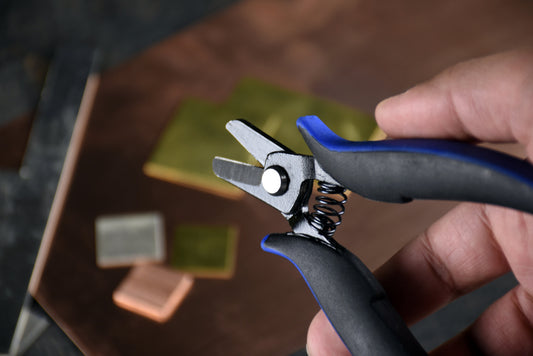 Sona 5-1/5" Soft Metal Cutting Shear, 65Mn Carbon Steel, Hardness 50 HRC