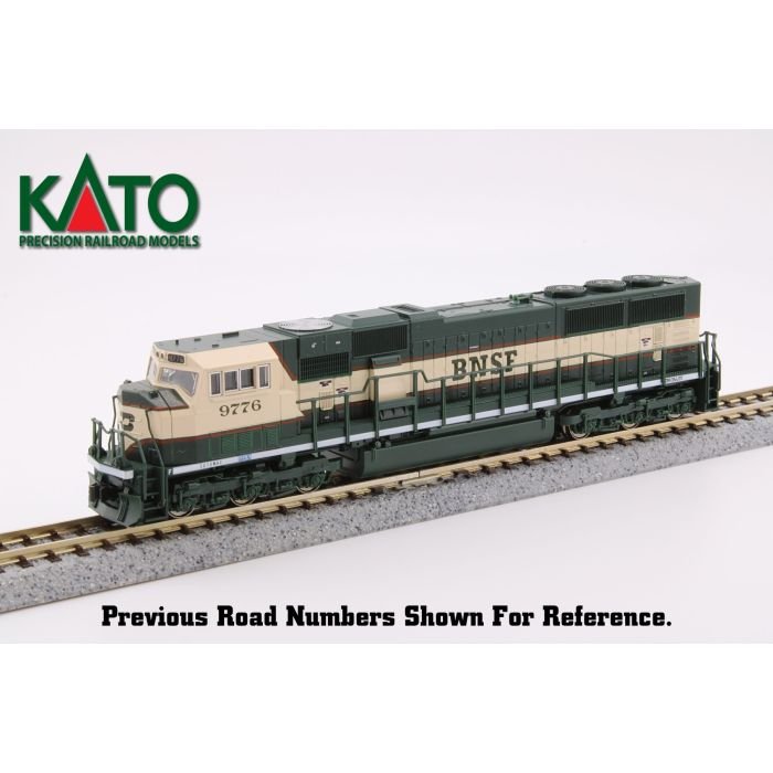 Kato - N SD70MAC BNSF Executive Paint #9779 DCC