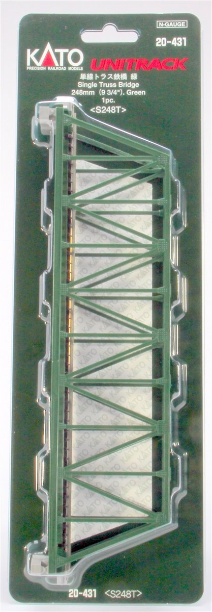 Kato - N Sgl Truss Bridge Grn 248mm