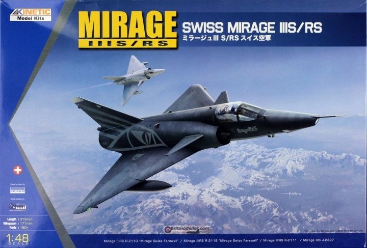 Kinetic - Swiss Mirage IIIS/RS 1:48
