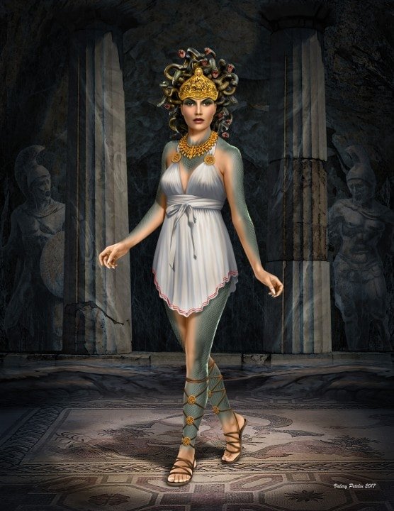 MB - Ancient Greek Medusa 1:24