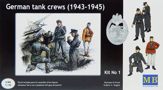 MB - German Tank Crew Set 1 1:35