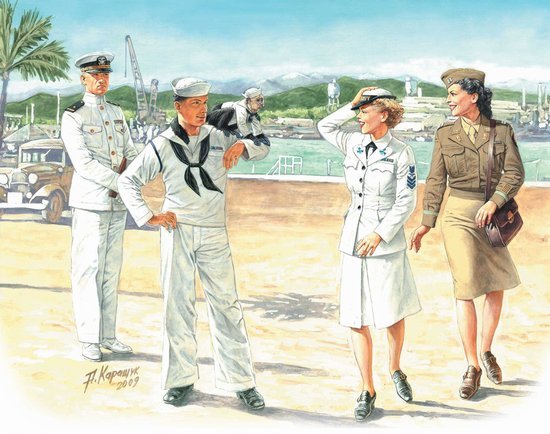 MB - Women at War Usn Waves 1:35