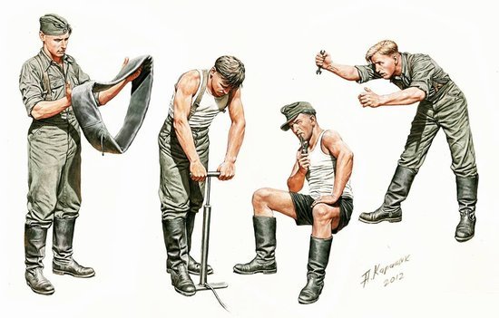 MB - German Auto Repair Crew 1:35