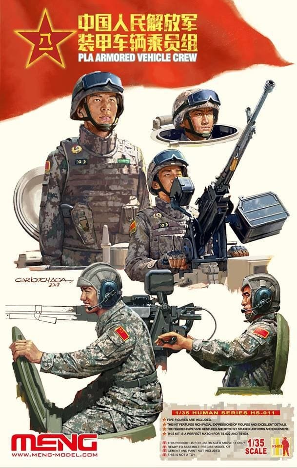 Meng - Pla Armored Vehicle Crew 1:35