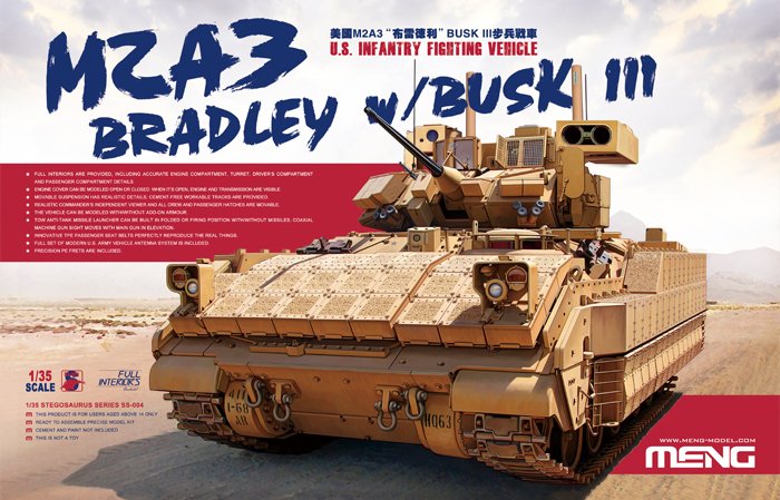 Meng - M2A3 Bradley W/busk Iii 1:35