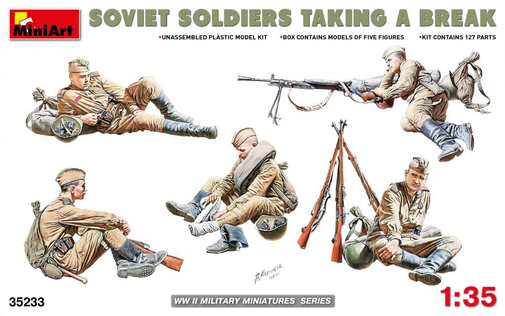 Mini Art - Soviet Soldiers Taking a Break 1:35