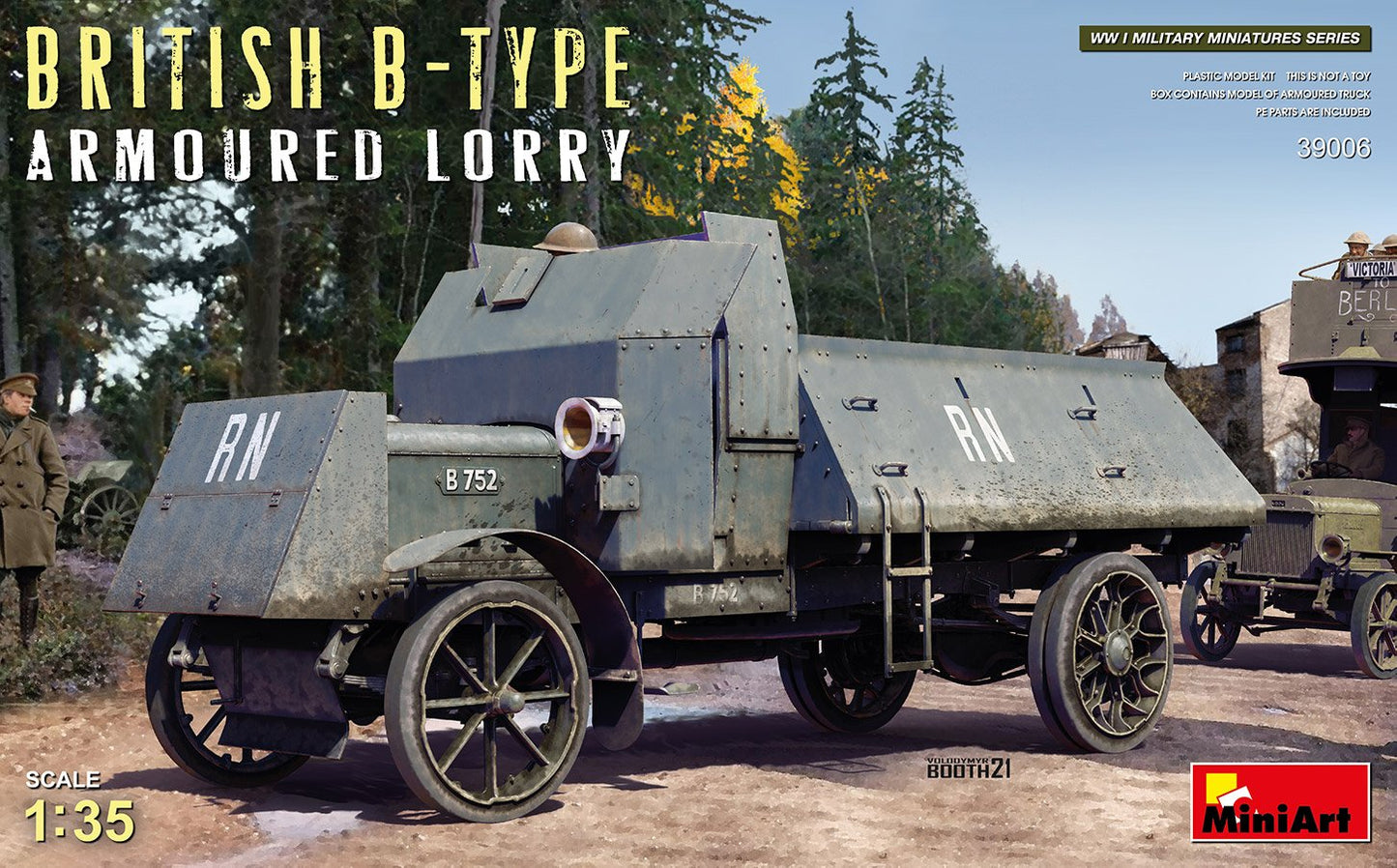 Mini Art - British B Type armored lorry 1:35