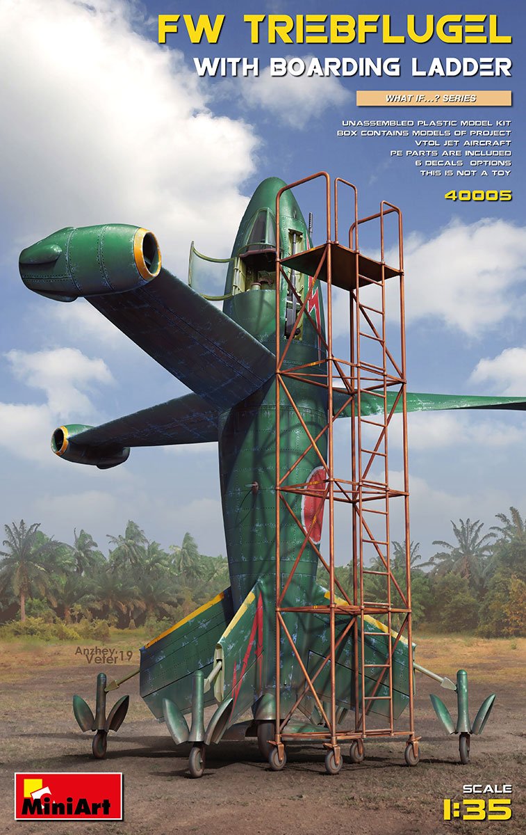 Mini Art - FW Triebflugel w/Boarding Ladder 1:35