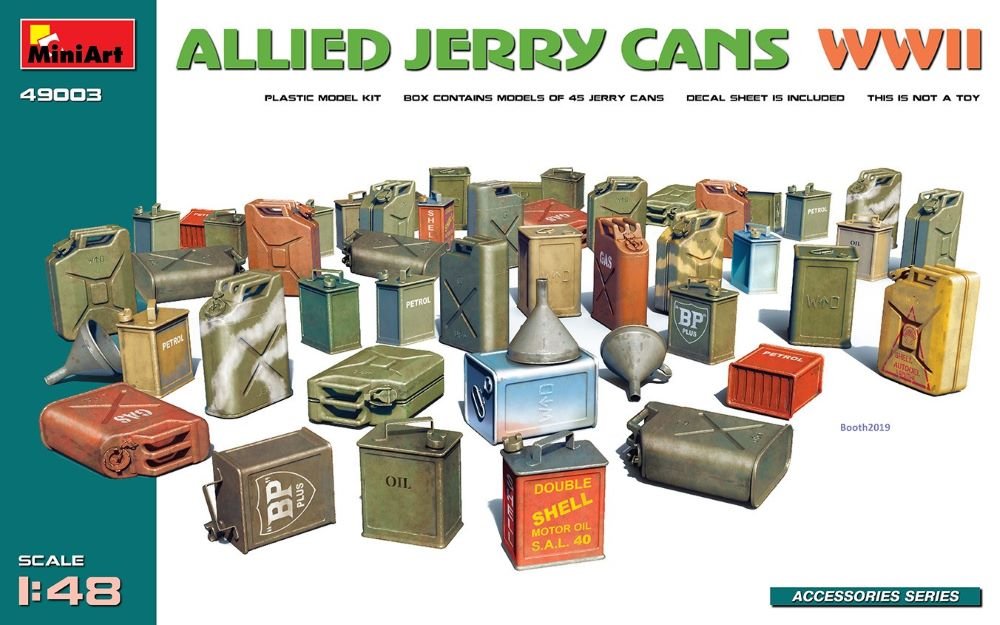 Mini Art - WWII Allies Jerry Can Set 1:48