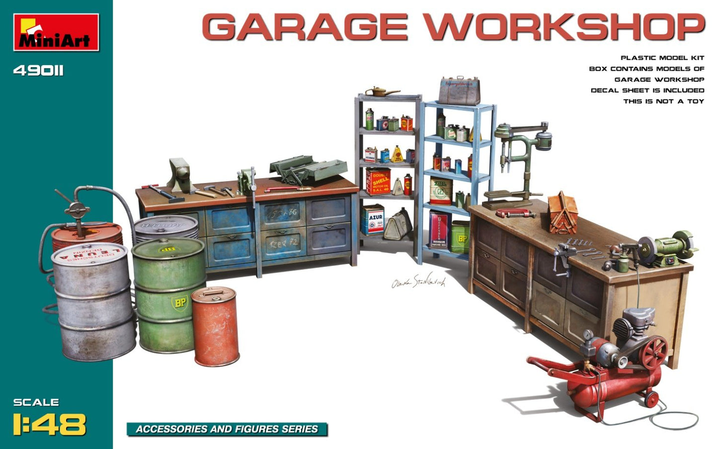 Mini Art - Garage Workshop 1:48