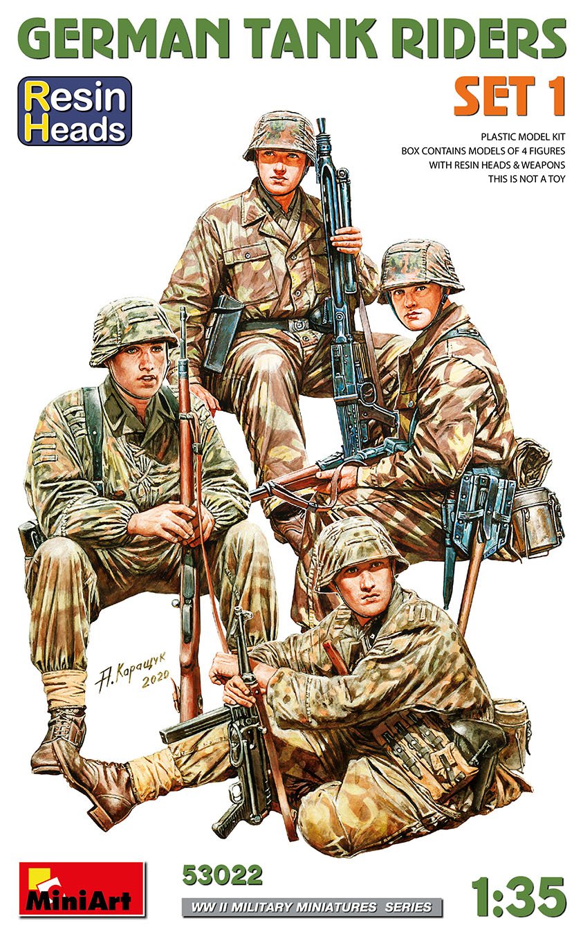 Mini Art - German Tank Riders Set 1 1:35
