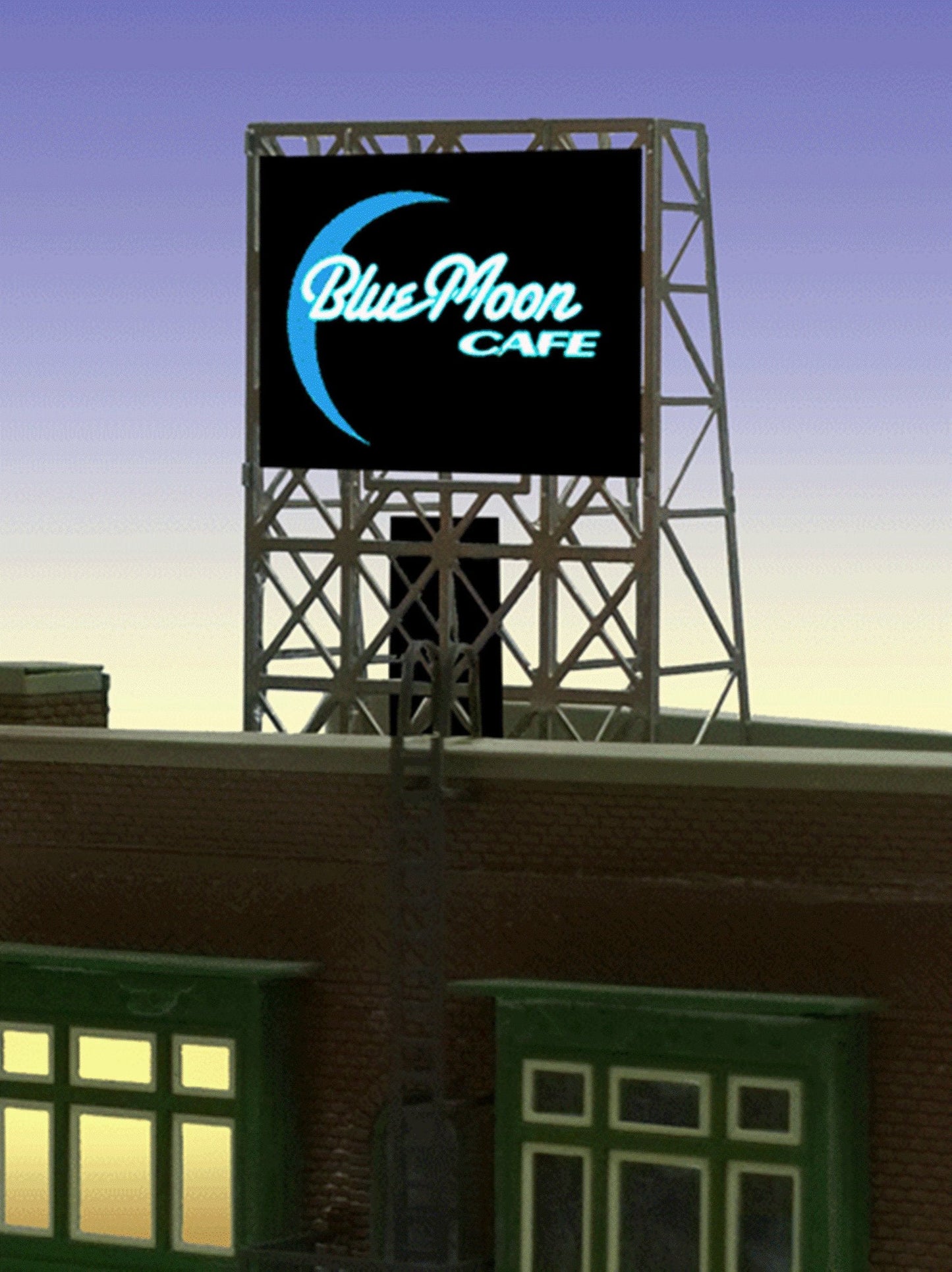 Miller Eng. - N/Z Blue Moon Cafe Billboard