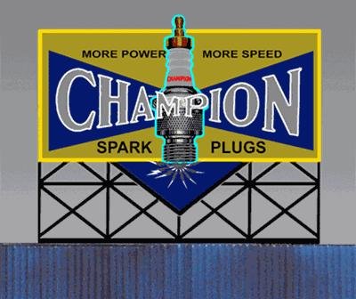 Miller Eng. - O/Ho Champion Spark Plug Sign
