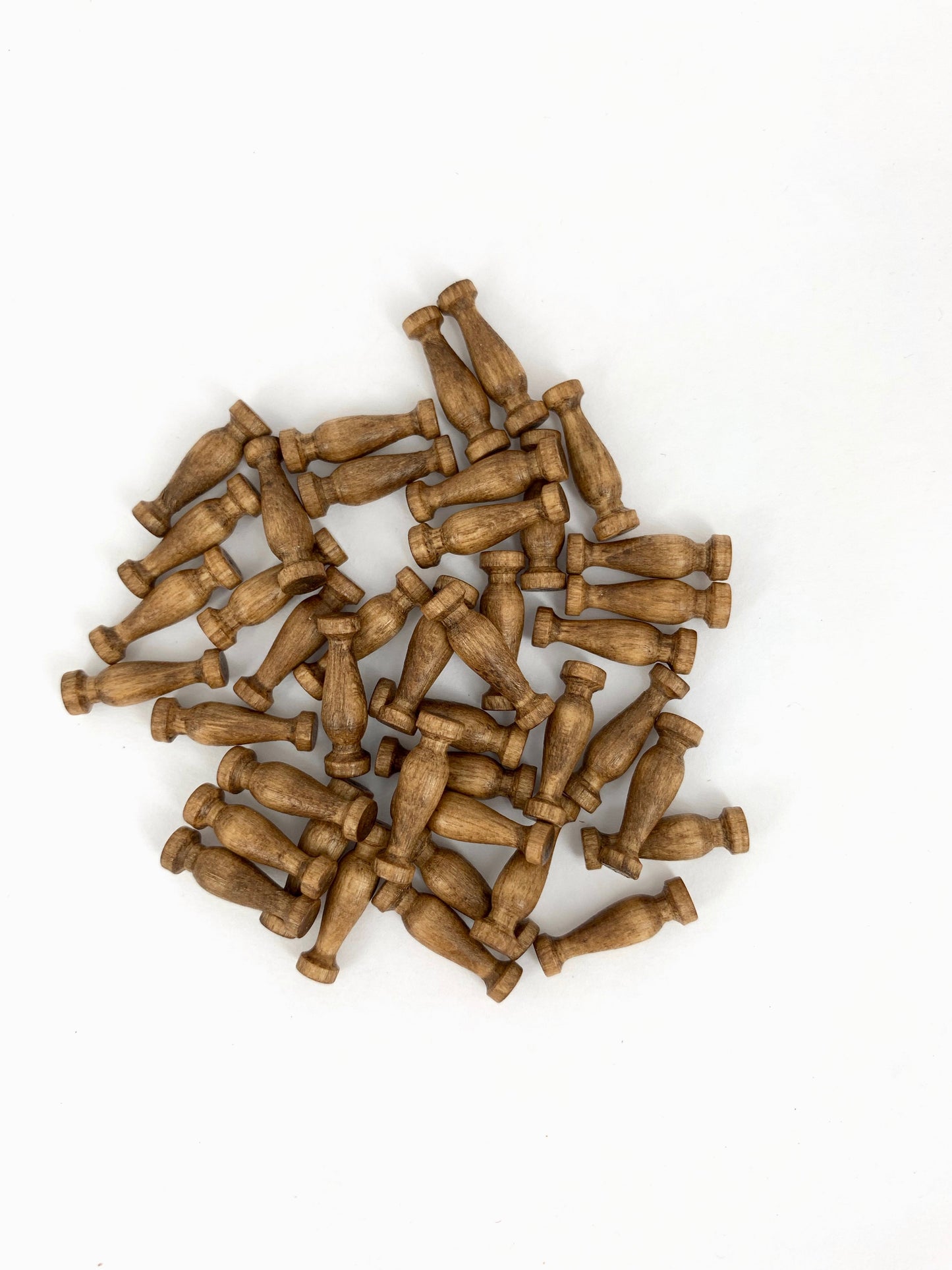 Model Expo - 3/8" (10mm) Walnut Stanchion 40 pcs