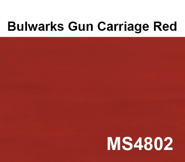 Model Expo - 1 Oz. Bulwarks Gun Carriage Red