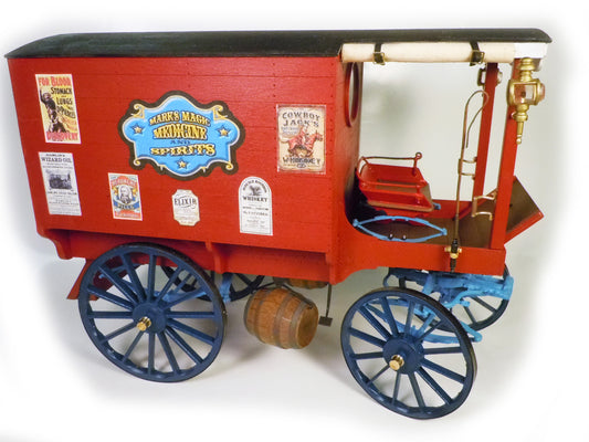 Model Trailways Medicine Wagon 1:12 Scale