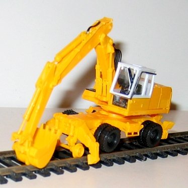 Nj International - Ho Railroad Backhoe Kit