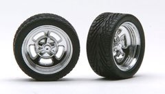 Pegasus - 23' Holli's Rims w/tires Chrome 1:24