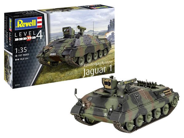 Revell - Jaguar 1 German rocket tank 1:35