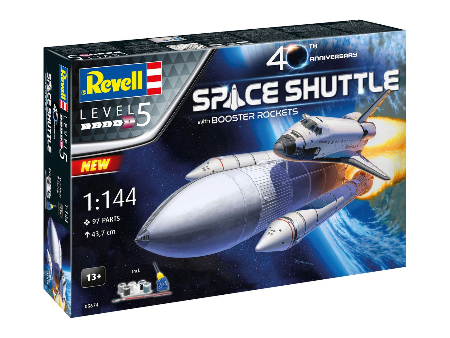 Revell - Space Shuttle & Boosters 40th Ann. 1:144