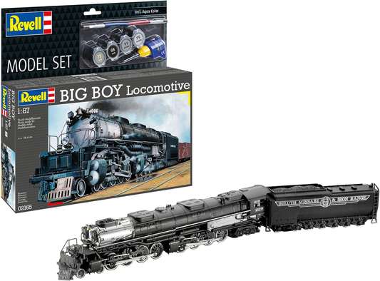Revell Big Boy Locomotive 1:87 Set with Paint and Glue