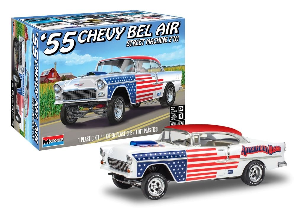 Revell - '55 Chevy Bel Air Street Machin 2n1 1:24