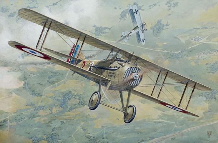 Roden - Spad XIIIc1 Early WWI French Biplan 1:32