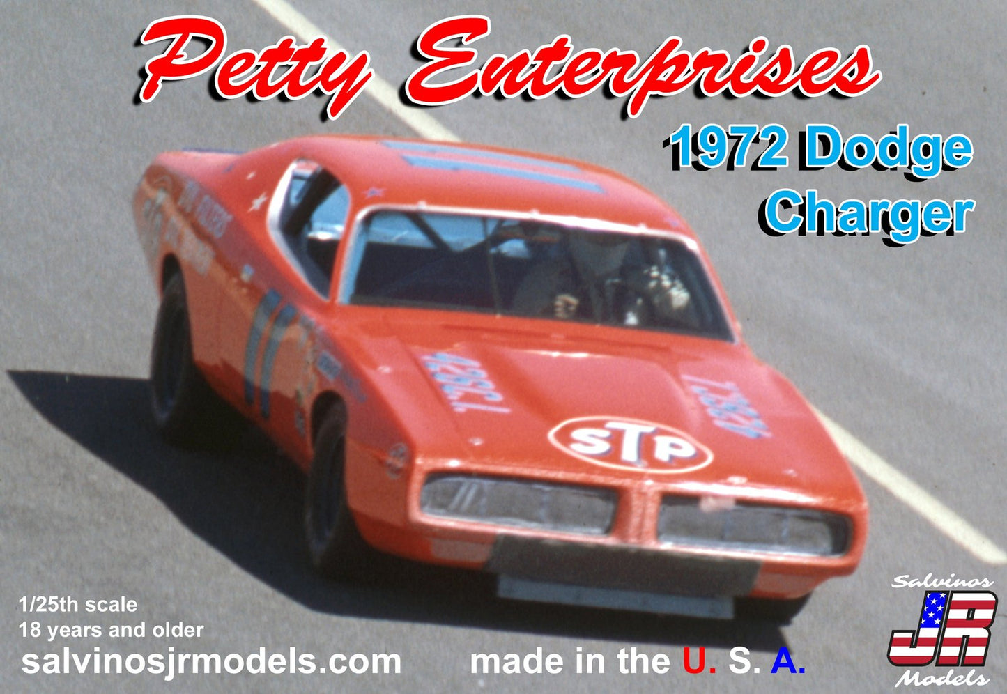 Salvinos Jr - '72 Dodge Charger Petty STP 1:24