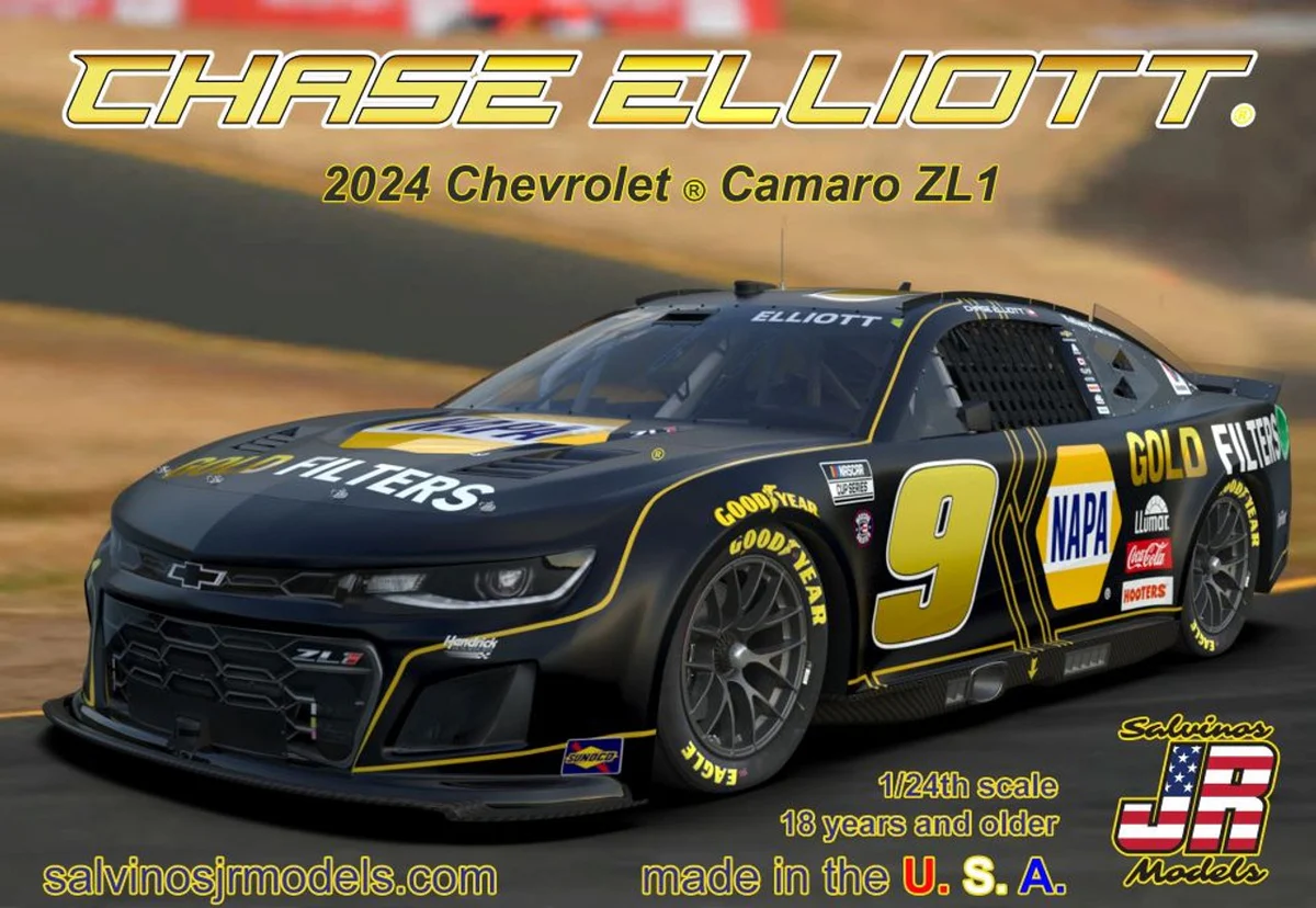 Salvinos Jr - 2024 Camaro ZL1 Elliot NAPA #9 1:24