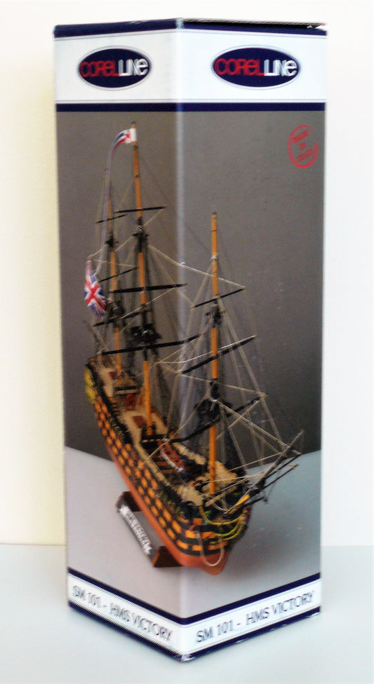 Corel - SM101 HMS Victory - Solid Carved Wood Hull Kit - Scale 1:310 - Length 13-1/4"