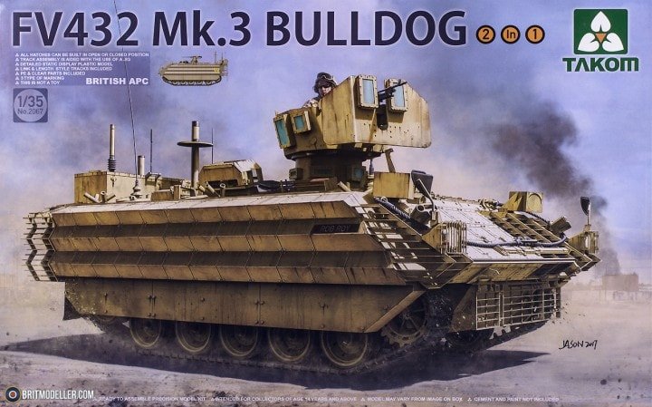 Takom - British Apc Fv432 Mk.3 Bulldog 1:35