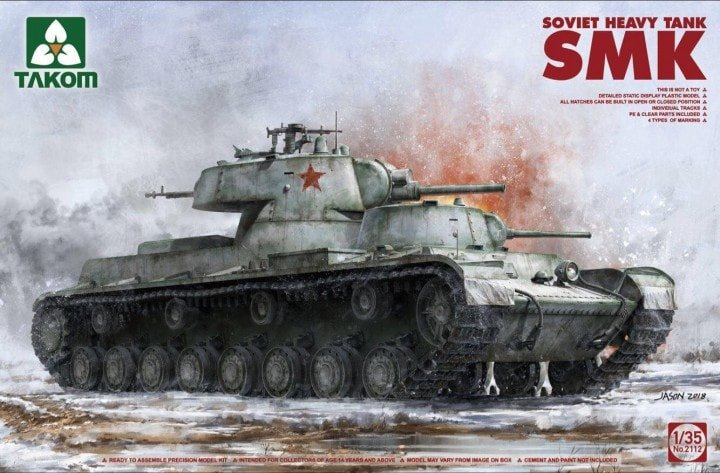 Takom - WW-2 Soviet Hvy Tank Smk 1:35