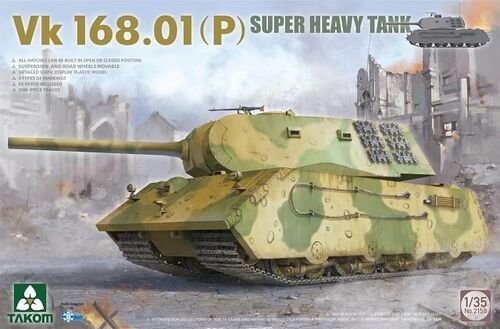 Takom - Vk 168.01p German Super Heavy Tank 1:35