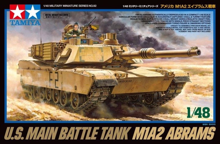 Tamiya - M1A2 Abrams 1:48
