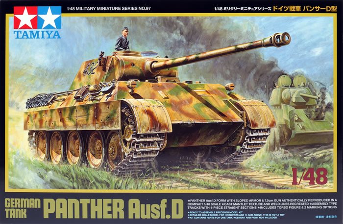 Tamiya - German Tank PantherAusf.D 1:48