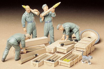 Tamiya - German Tank Ammo Crew 1:35
