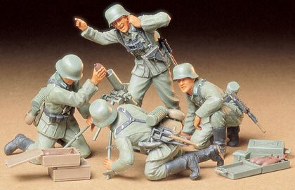 Tamiya - German Inf Mortar Team 1:35