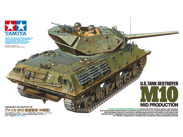 Tamiya - Us Tank Destroyer M10 1:35