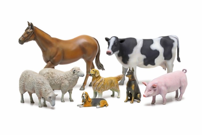 Tamiya - Livestock Set II 1:35