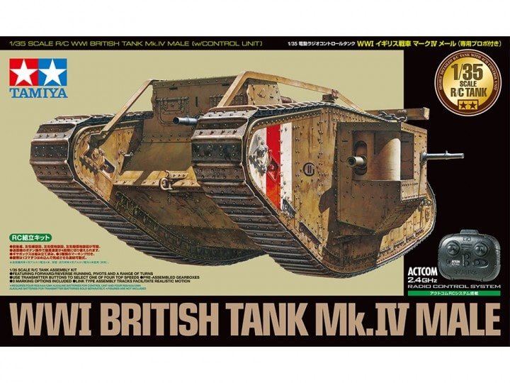 Tamiya - British Tank Mk.Iv Male 1:35Rc