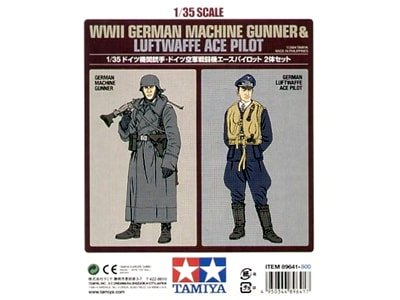 Tamiya - German Gunner + Ace Pilot 1:35