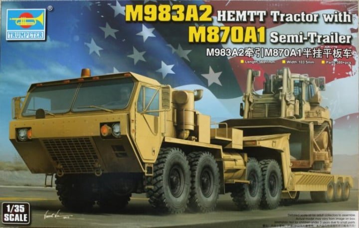 Trumpeter - M983A2 HEMTT Tractor w/M870A1