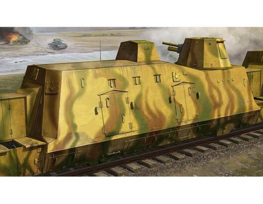 Trumpeter - GERMAN ARMY CANNON RAILCAR :35