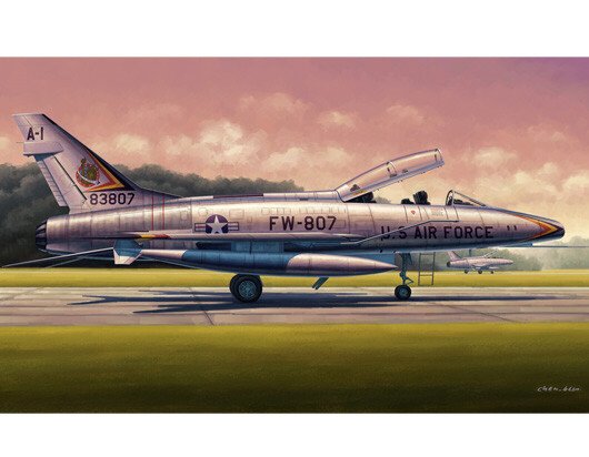 Trumpeter - F-100F Super Sabre 1:48