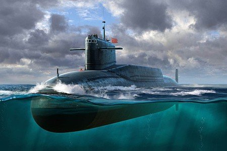 Trumpeter - PLA Chinese Navy 092 Xia Class Sub 1:144