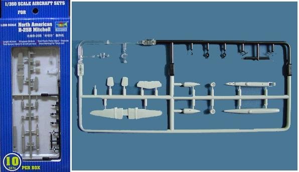 Trumpeter - B-25B Mitchell 1:350 (10)