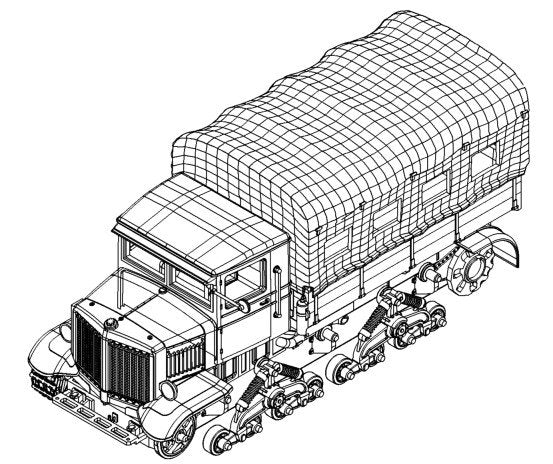 Trumpeter - Soviet Hvy Artillery Tractor 1:72