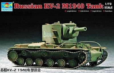 Trumpeter - Russian Kv-2 Tank '40 1:72